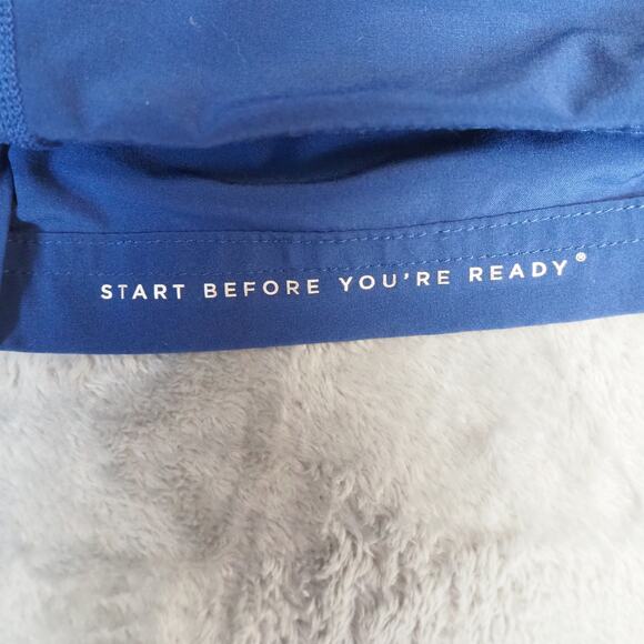 Peloton x Fourlaps Athletic Shorts Men's Size M Blue Training Workout RE-UP - Picture 4 of 10